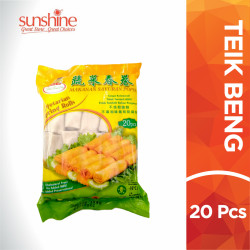 TEIK BENG VEGETARIAN SPRING ROLLS 400G TEIK BENG VEGETARIAN SPRING ROLLS 400G