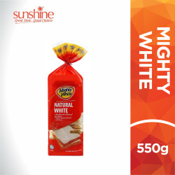 MIGHTY WHITE  LONG SANDWICH BREAD 550GM MIGHTY WHITE  LONG SANDWICH BREAD 550GM