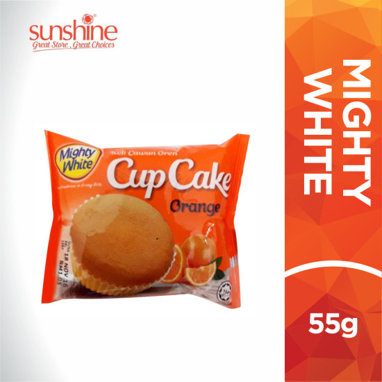 MIGHTY WHITE CUP CAKE ORANGE 55GM