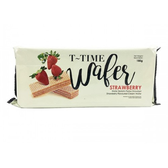 T-TIME WAFER BAR STRAWBERRY 180GM