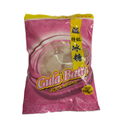 WHITE CRANE ROCK SUGAR 250GM WHITE CRANE ROCK SUGAR 250GM