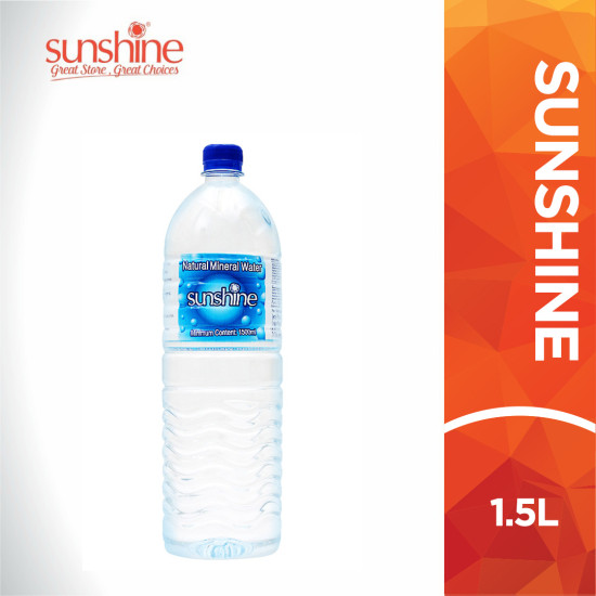 SUNSHINE MINERAL WATER 1.5L