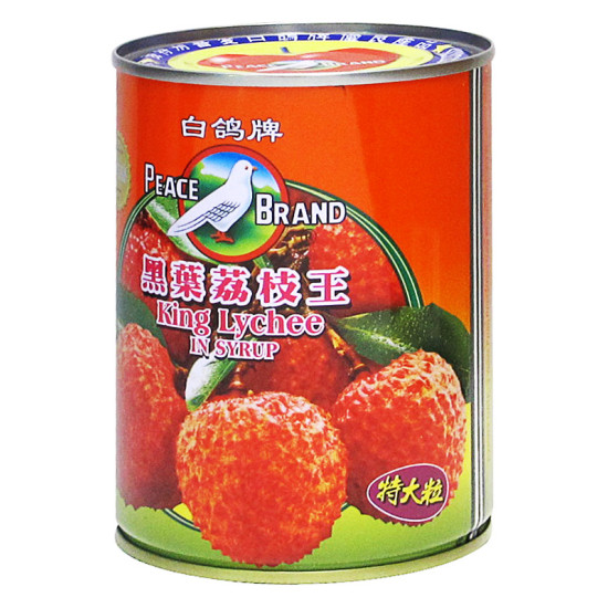 PEACE BRAND LYCHEE IN SYRUP 565GM