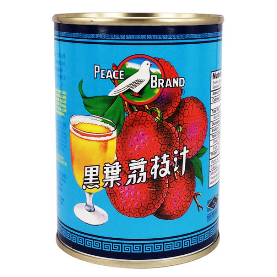 PEACE BRAND LYCHEE JUICE 565GM