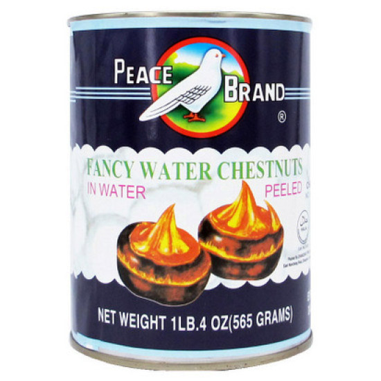 PEACE BRAND WATER CHESTNUT 565GM