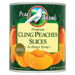PEACE BRAND PEACHES SLICE 822GM PEACE BRAND PEACHES SLICE 822GM