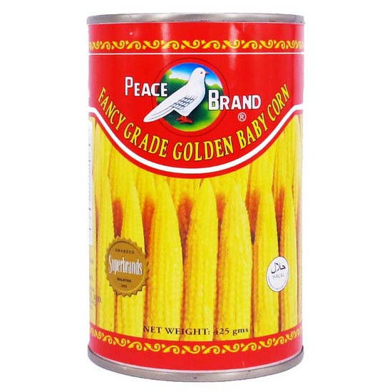 PEACE GOLDEN YOUNG CORN (S.S) 425GM