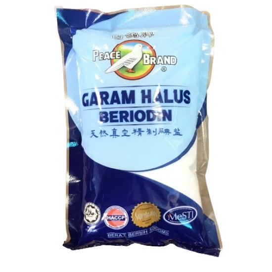 PEACE BRAND VACUUM SALT 500g