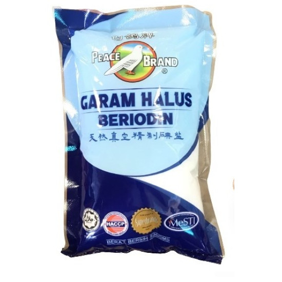 PEACE BRAND VACUUM SALT 300G