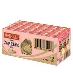 MARIGOLD MIX LONGAN RED DATES 250ML*6*4 MARIGOLD MIX LONGAN RED DATES 250ML*6*4