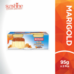 MARIGOLD PUDDING MILK - CUSTARD CARAMEL 95GM*2 MARIGOLD PUDDING MILK - CUSTARD CARAMEL 95GM*2
