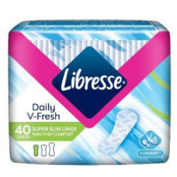 LIBRESSE SUPER SLIM PANTY LINER 15.5CM 40S LIBRESSE SUPER SLIM PANTY LINER 15.5CM 40S
