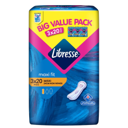 LIBRESSE PAD MAXI NON WINGS 20S*3 LIBRESSE PAD MAXI NON WINGS 20S*3