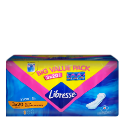 LIBRESSE PAD MAXI NON WINGS 20S*3 LIBRESSE PAD MAXI NON WINGS 20S*3