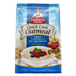 FARMER FRESH QUICK COOKING OATS 1KG FARMER FRESH QUICK COOKING OATS 1KG