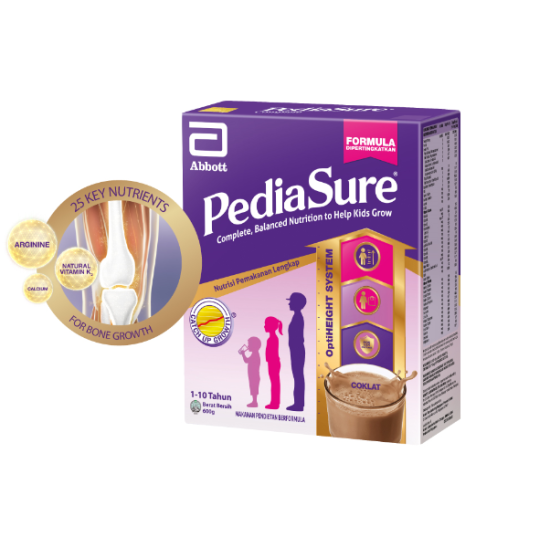 PEDIASURE OHT CHOCOLATE 600G BIB