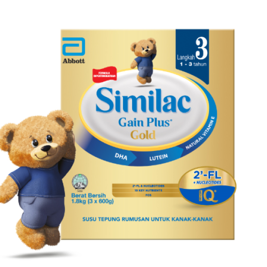 SIMILAC GOLD GAIN PLUS 1.8KG BIB