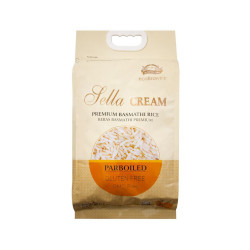ECOBROWN'S SELLA CREAM PARBOILED BASMATHI 5KG ECOBROWN'S SELLA CREAM PARBOILED BASMATHI 5KG