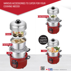 KHIND FOOD STEAMER SE50SS KHIND FOOD STEAMER SE50SS