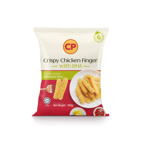 CP CRISPY CHICKEN FINGER WITH DHA 550G