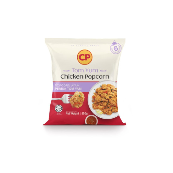 CP TOMYUM CHICKEN POPCORN 550G