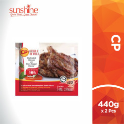 CP MARINATED CHICKEN WITH BLACK PEPPER 400G 2PC CP MARINATED CHICKEN WITH BLACK PEPPER 400G 2PC