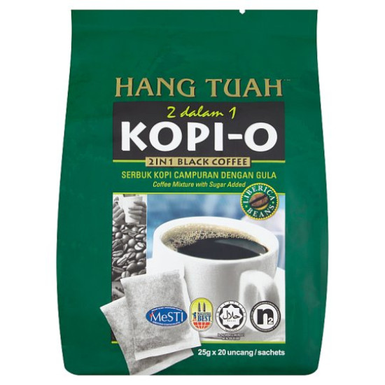 HANG TUAH LIBERICA COFFEE 2IN1 GREEN 25GM*20