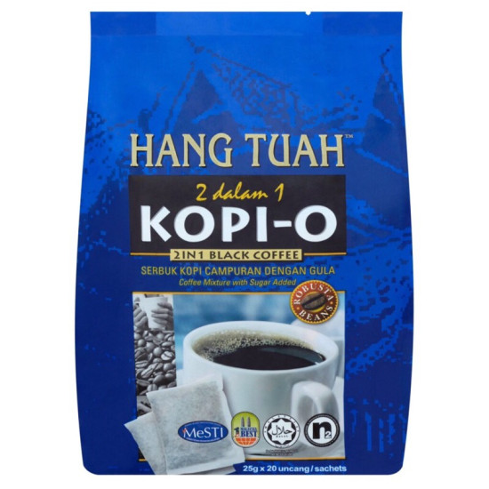 HANG TUAH ROBUSTA COFFEE 2IN1 BLUE 25GM*20