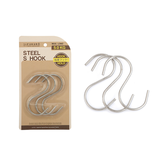 Fukuro  Fukuro Stainless Steel S Hook M (3 pcs)