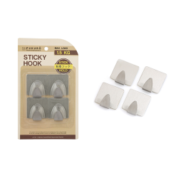Fukuro  Fukuro Stainless Steel Hook Square (4 pcs) Fukuro  Fukuro Stainless Steel Hook Square (4 pcs)