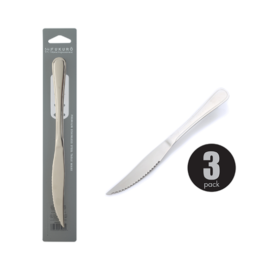 Fukuro  Fukuro Stainless Steel Steak Knife (3 pcs)